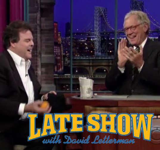 John Carney performing for David Letterman on the Late Show