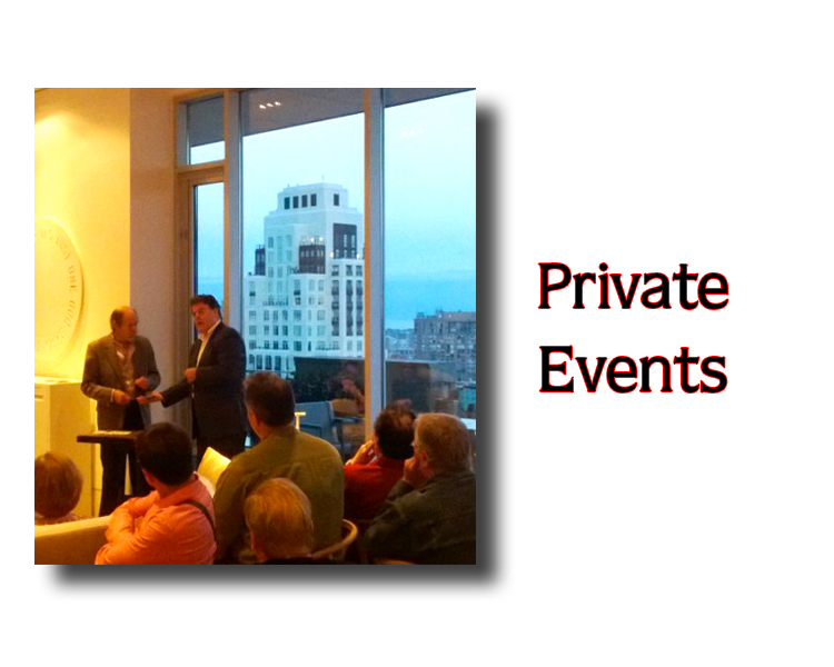 John performing magic for guests at a private event